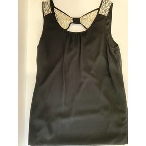 Black Knee Length , A-Line Dress with lining.